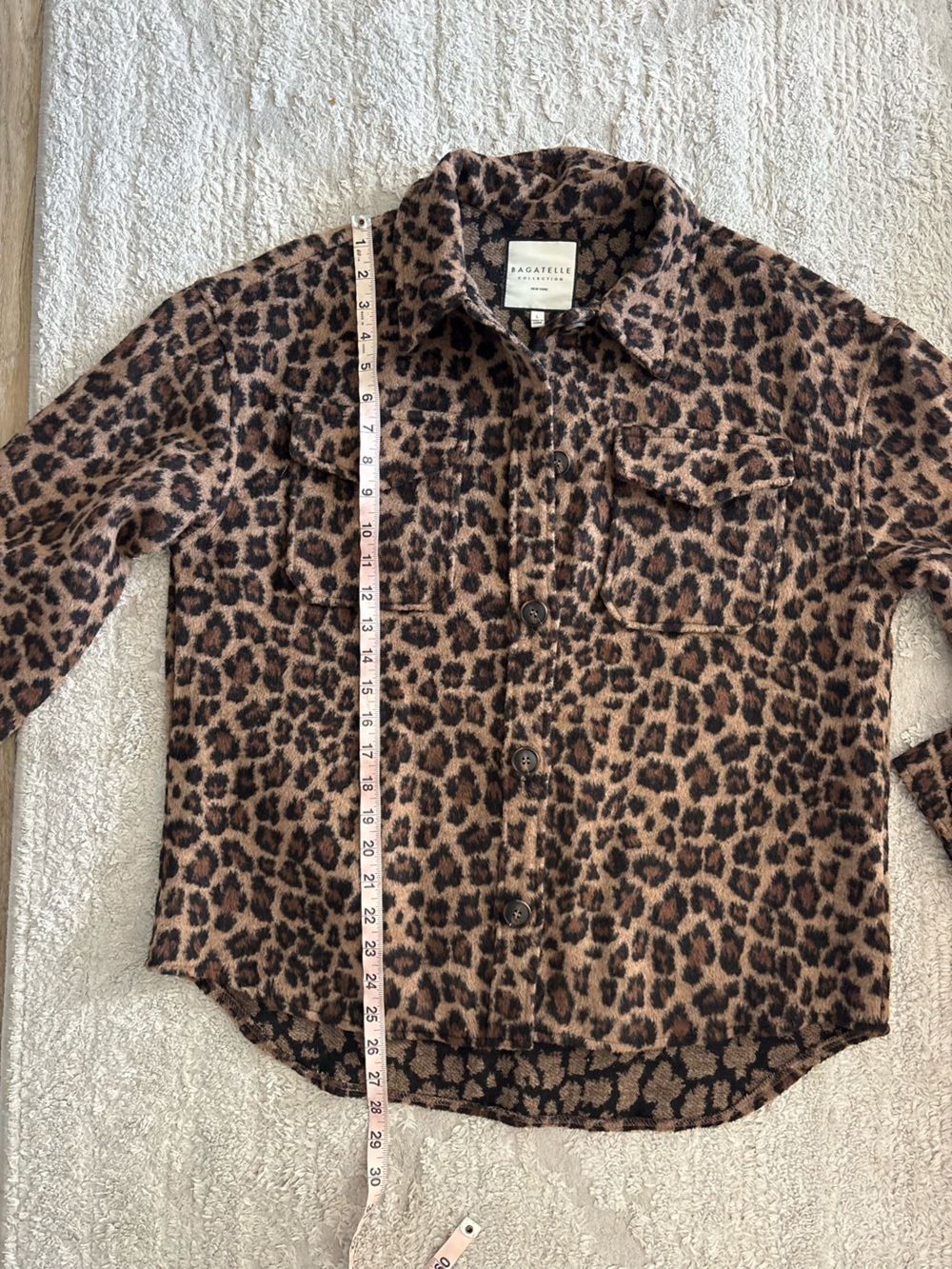 Bagatelle New York Collection fuzzy soft jacket Size L - Picture 6 of 6